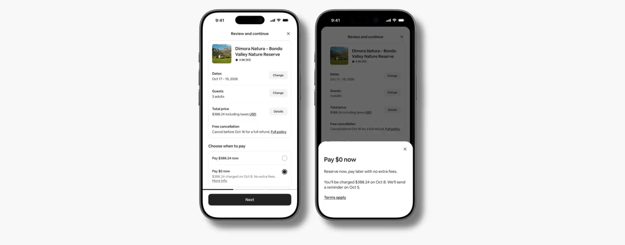 Prenota ora e Paga dopo per tutti su Airbnb