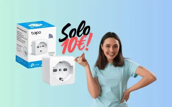 Rendi intelligenti i tuoi elettrodomestici con la Presa Smart Tapo a 10€