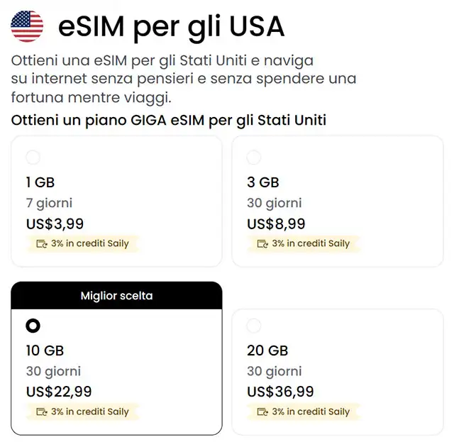 La promozione di Saily per la eSIM che ti permette di viaggiare in tutto il mondo senza pensieri