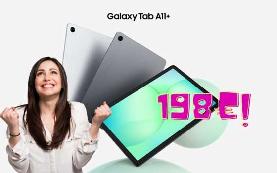 Samsung Galaxy Tab A11+: il tablet per tutti sotto i 200€ è follia pura