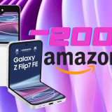 Samsung Galaxy Z Flip7 FE in sconto pazzesco di 200€ solo oggi su Amazon