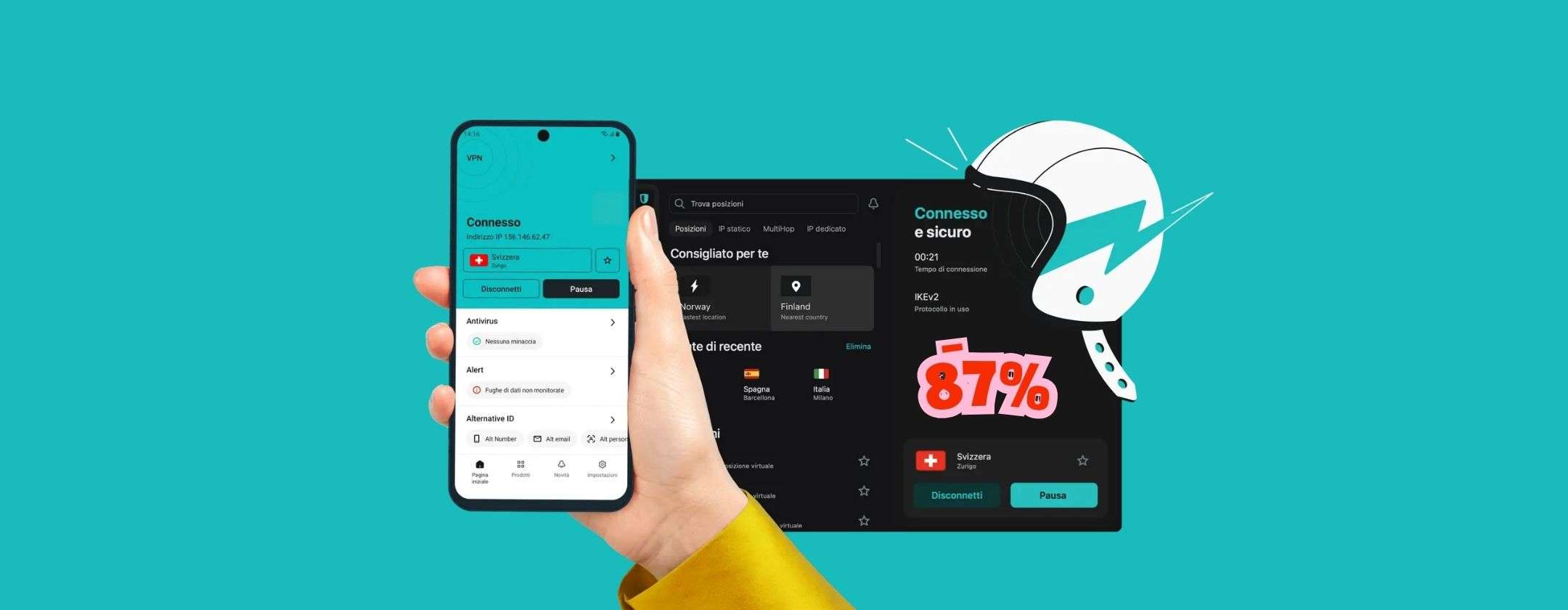 Surfshark VPN in offerta fino all’87% di sconto oggi su tutti i piani 24 mesi