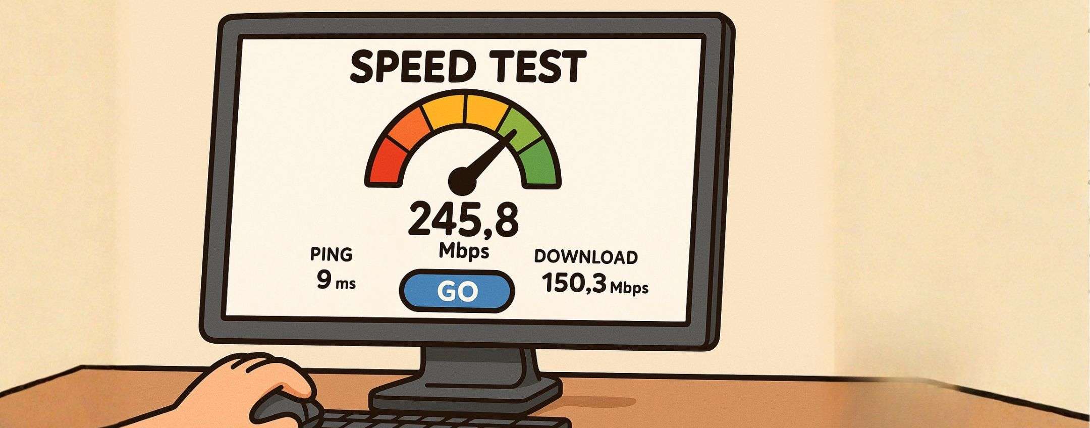 Windows 11 integra test di velocit� della rete Internet