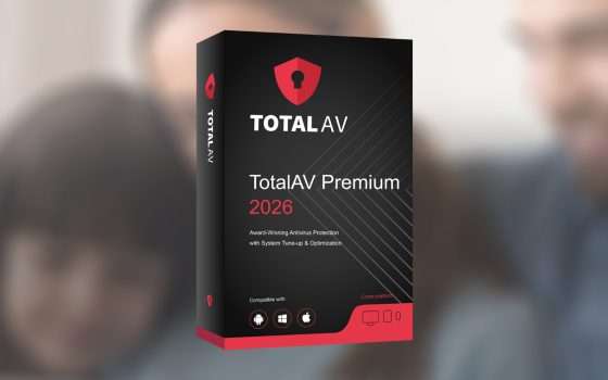 TotalAV Premium 2026: l'antivirus è in promo a -80 euro
