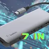 Tutte le porte che ti servono in questo Hub USB 7 in 1 a prezzo mini