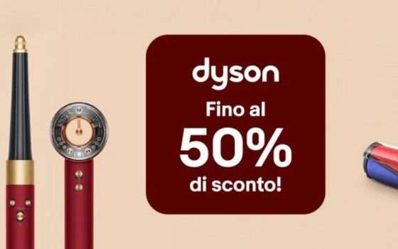 Tutti i prodotti Dyson su eBay in offerta a metà prezzo