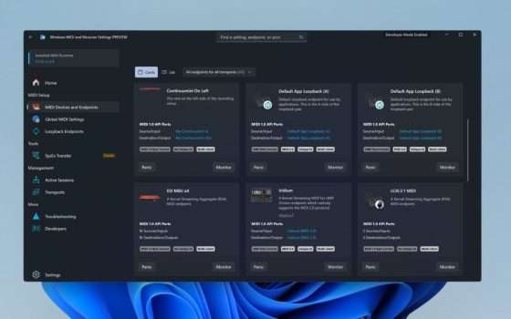 Windows 11 supporta finalmente MIDI 2.0, i musicisti ringraziano