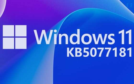 Windows 11 KB5077181 è qui: le novità per 25H2 e 24H2