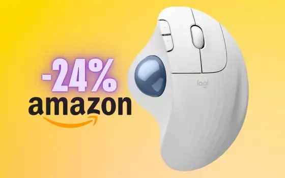Zero fatica e spesa minima con il mouse trackball wireless Logitech ERGO M575S
