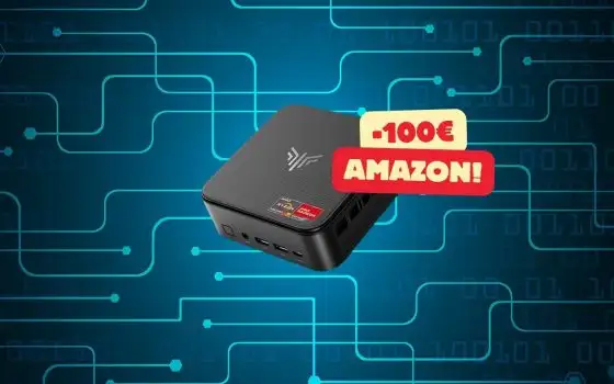 100€ di sconto sul Mini PC NiPoGi: 16GB di RAM e 512GB di SSD