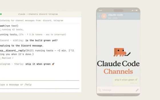 Claude Code si controlla da Discord e Telegram con Channels