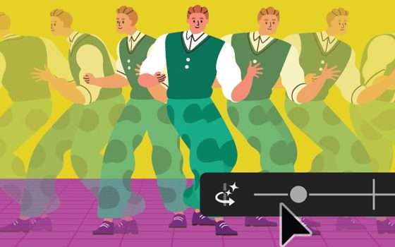 Rotazione di Illustrator ruota i disegni 2D nello spazio con l'AI