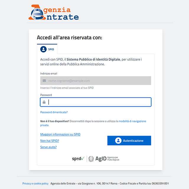L'avviso di Agenzia delle Entrate per la truffa su SPID