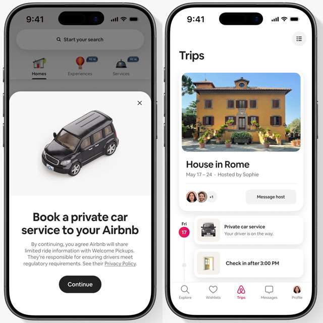 Come funziona Welcome Pickups di Airbnb