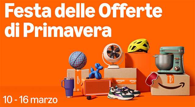 La Festa delle Offerte di Primavera 2026 andrà in scena su Amazon dal 10 al 16 marzo