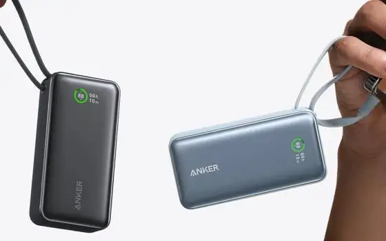 Anker Nano, il powerbank da 10.000 mAh (30 W) è in forte sconto