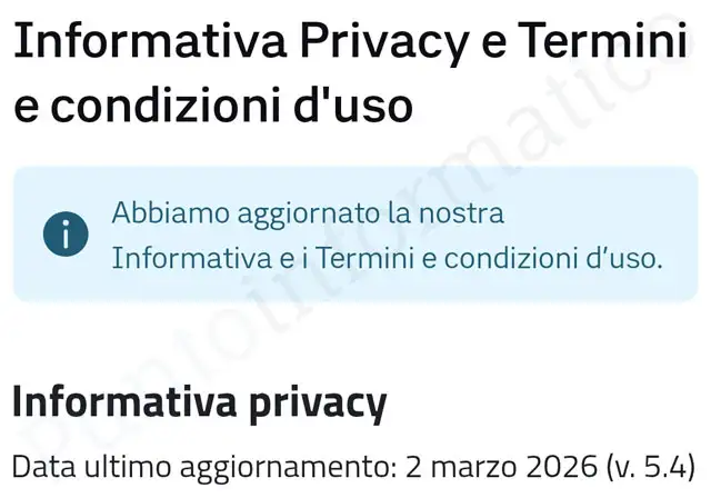 PagoPA ha aggiornato l'informatica privacy dell'app IO
