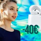 Apple AirPods 4: zero rinunce e prezzo ragionevole con lo sconto del 27%