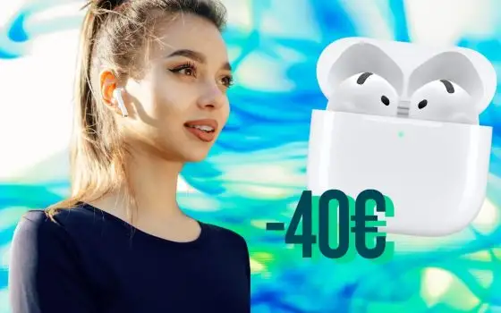 Apple AirPods 4: zero rinunce e prezzo ragionevole con lo sconto del 27%