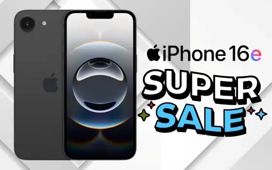 Apple iPhone 16e da 128GB a un prezzo fuori di testa su Amazon