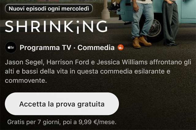 Guarda in streaming la serie Shrinking su Apple TV+