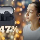 Audio meraviglioso per musica e chiamate con le Samsung Galaxy Buds3 FE al 47%