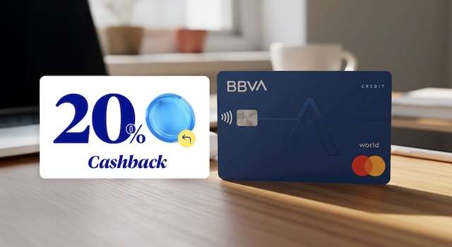 bbva carta di credito cashback 20 per cento