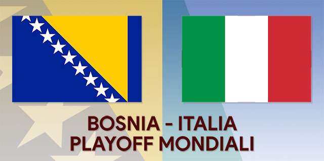 Bosnia-Italia è la finale dei playoff per andare ai mondiali