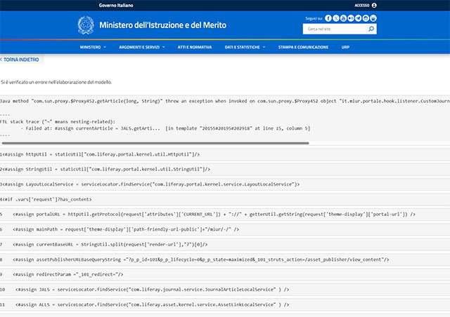 Problemi con il portale della Carta del Docente