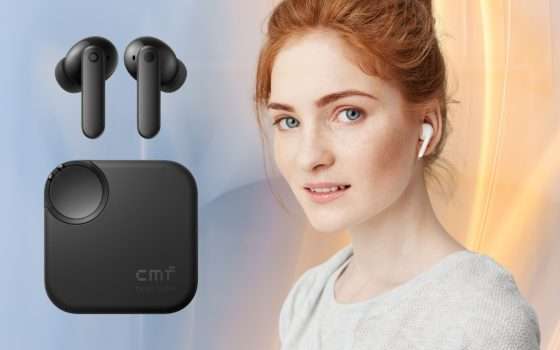 Comodi, con audio spaziale e ANC ibrida: CMF Buds 2 in offerta al 32% su Amazon