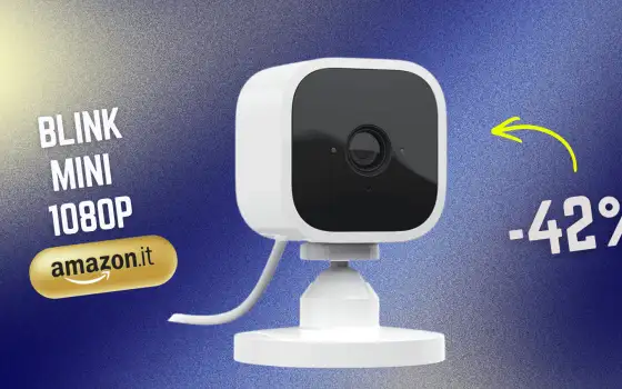 Sicurezza in casa più economica di un aperitivo: Blink Mini a 15€