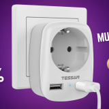 Multipresa 3in1 salvaspazio: a meno di 10€ la usi ovunque in casa