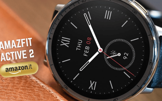 Amazfit Active 2 per uno smartwatch elegante, completo ed eterno (92€)
