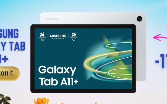 Samsung Galaxy Tab A11+ vince per qualità/prezzo in sconto su Amazon