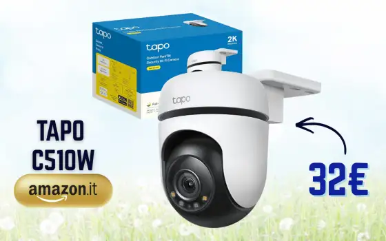 La sicurezza è TOP con la telecamera Tapo C510W, soli 32€ per tuo sollievo