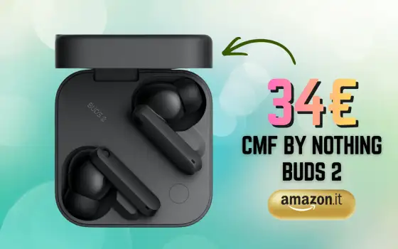 CMF Buds 2 a 34€ in offerta di Primavera Amazon sono un MUST BUY