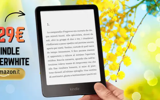 Kindle Paperwhite in esaurimento: solo poche ore per farlo tuo a 129€