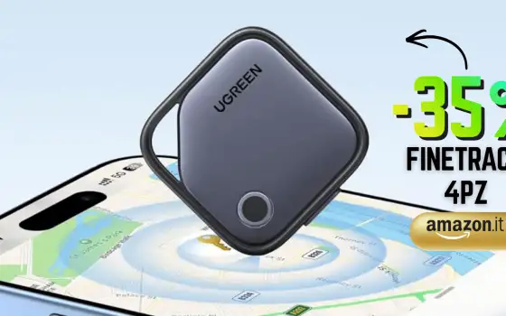Alternativa AirTag per Android: FineTrack Duo a 29€ su Amazon (4 pezzi)