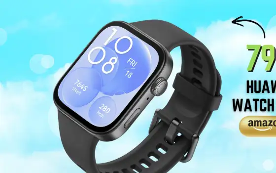 Huawei Watch Fit 3 al tuo polso con 79€: lo smartwatch completo su Amazon