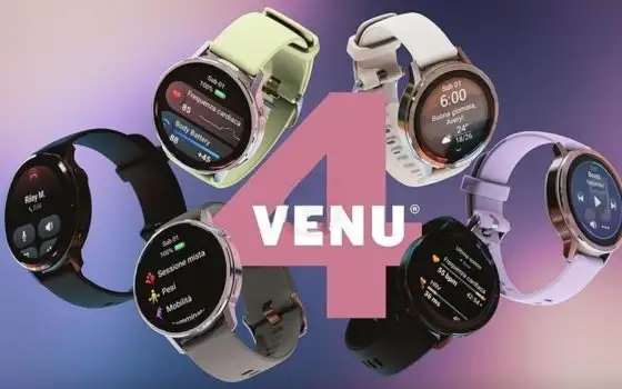 Garmin Venu 4: torcia, +80 app, microfono e GPS (-98€ su Amazon)