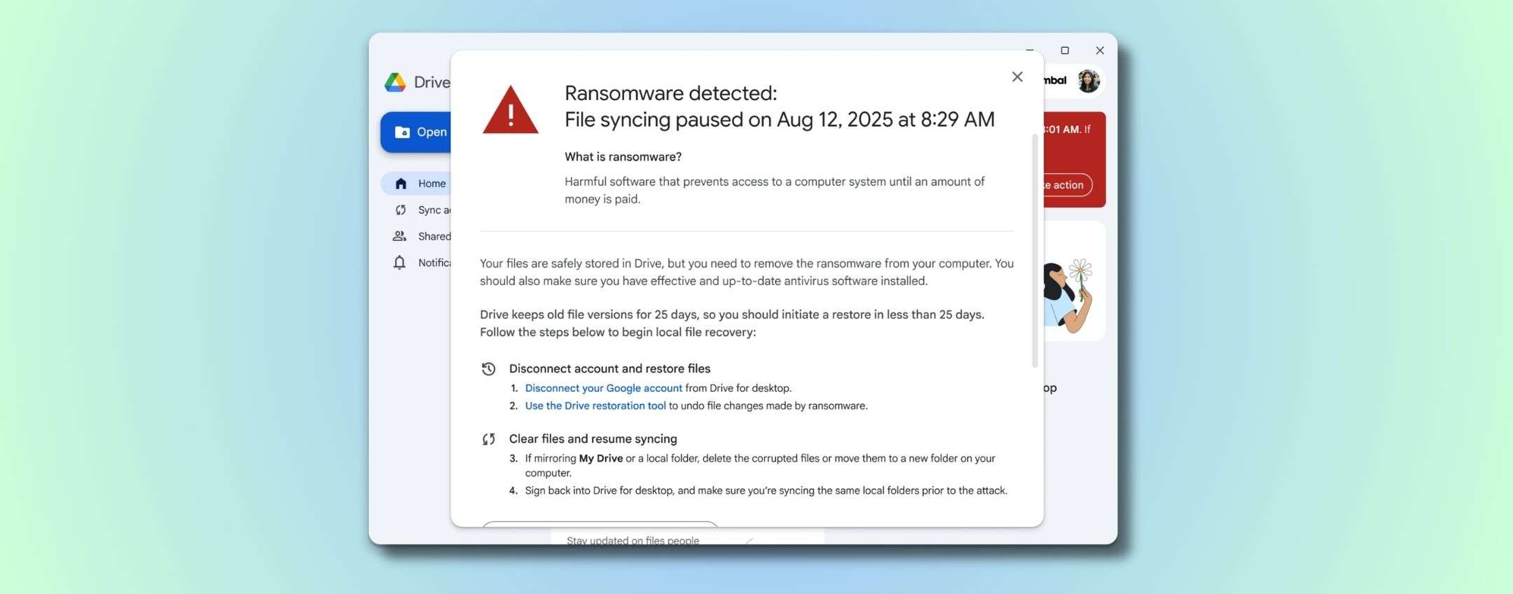 Google Drive blocca il ransomware prima che infetti il cloud