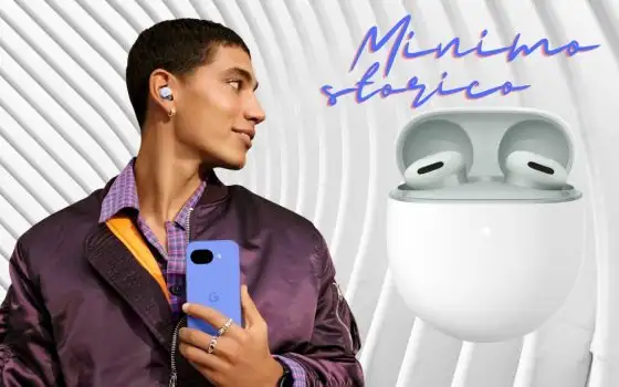 I Google Pixel Buds 2a tornano su Amazon al minimo storico (-27%)