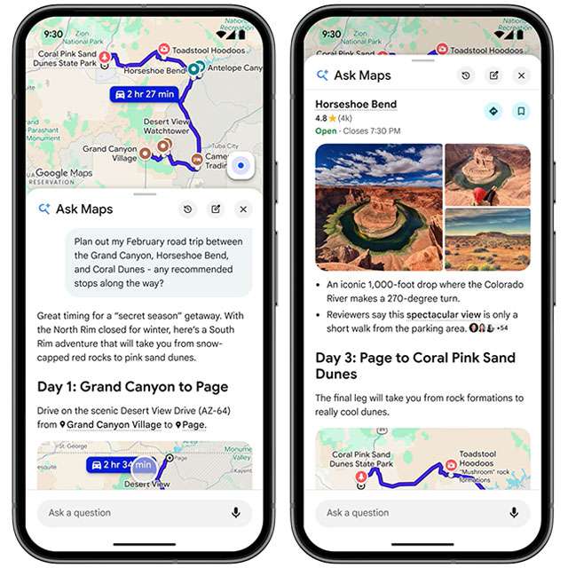 Come funziona Ask Maps di Google Maps