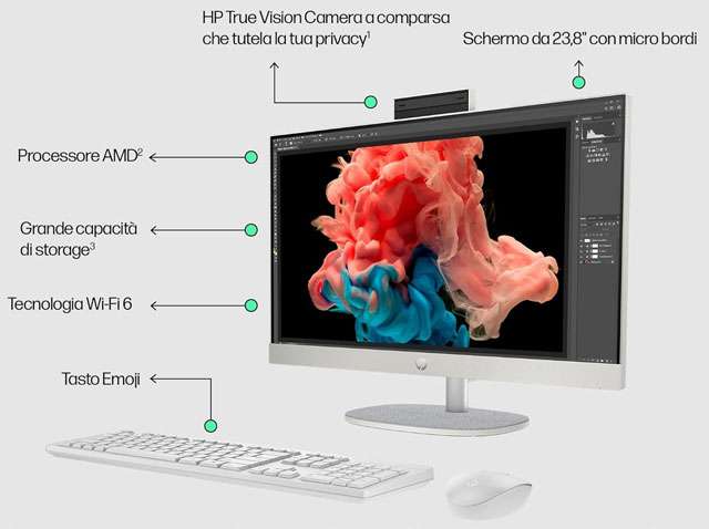HP 24: le caratteristiche del PC all-in-one