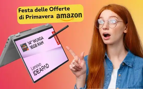 Lenovo IdeaPad Flex 5 al minimo storico per la Festa delle Offerte di Primavera