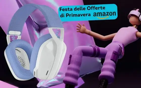 Logitech G G435 LIGHTSPEED: cuffie da gaming comodissime a meno della metà