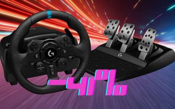 Logitech G G923: volante da corsa e pedali per simulazione reale