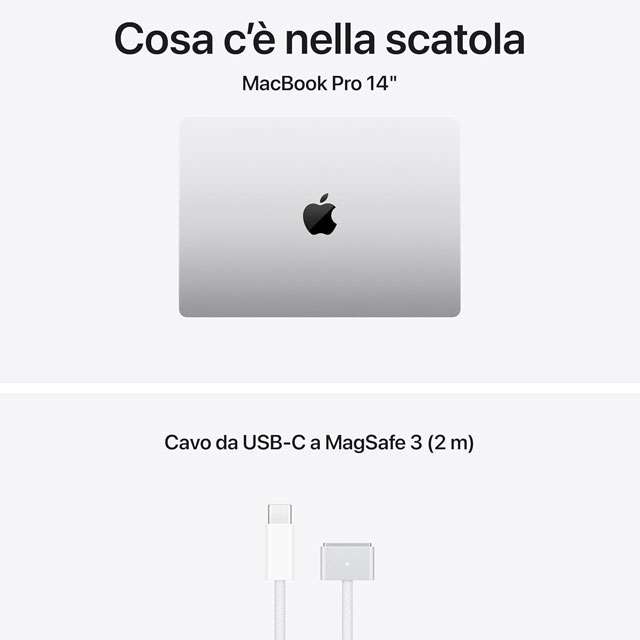 Cosa c'è nella confezione del MacBook Pro con chip Apple M5