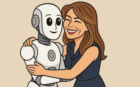 Melania Trump immagina un robot umanoide come insegnante...