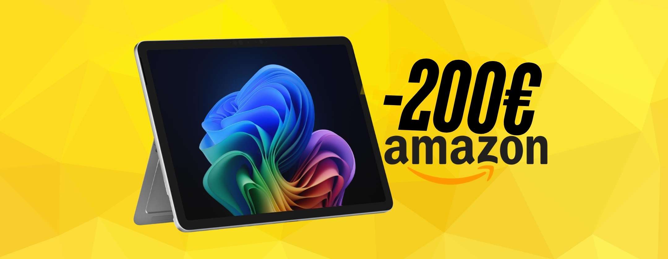 Microsoft Surface Pro da 12″ con Snapdragon X Plus e 256GB a 200€ in meno